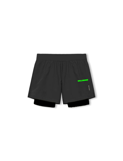 Bullshake Active Liner Shorts - FluroBlack