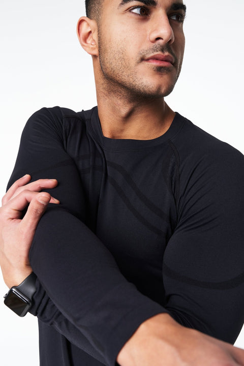 Bullshake Active Seamless Tee - Navy
