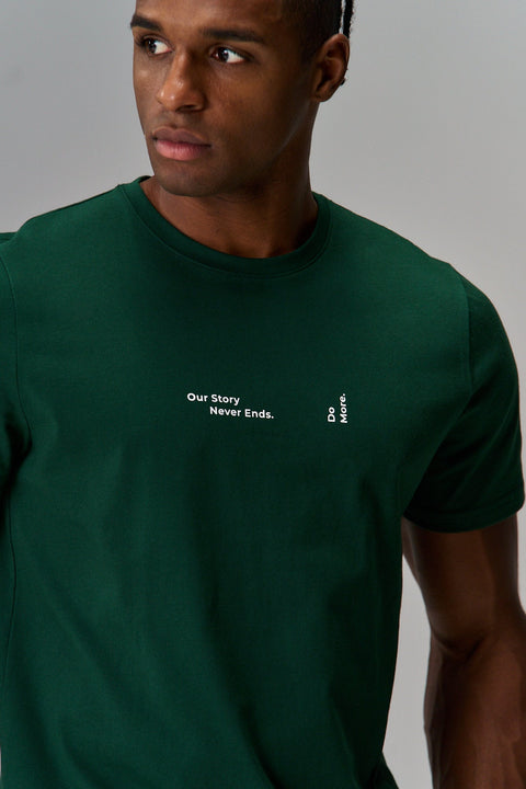 Bullshake Echo Tee - Noor Green