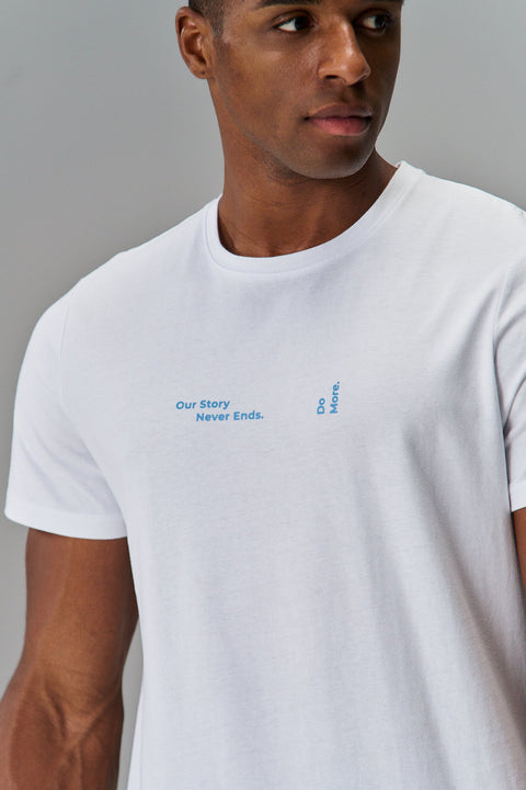 Bullshake Echo Tee - White