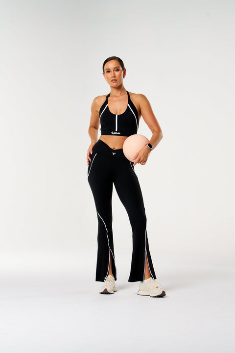 Bullshake Elevate Flare Leggings - Black