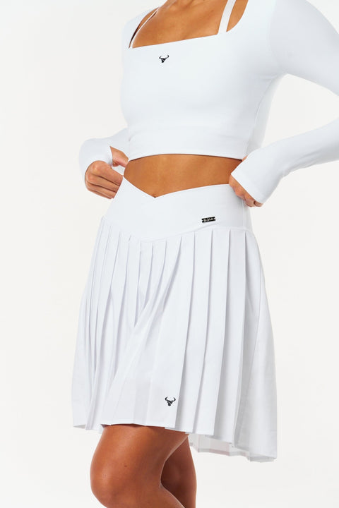 Bullshake Glide Sports Street Skirt - White