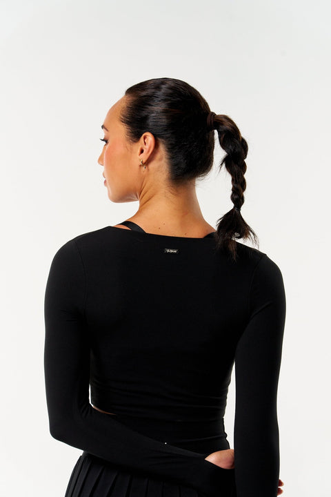 Bullshake Halo Long Sleeve Top - Black