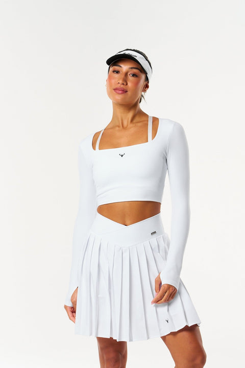 Bullshake Halo Long Sleeve Top - White