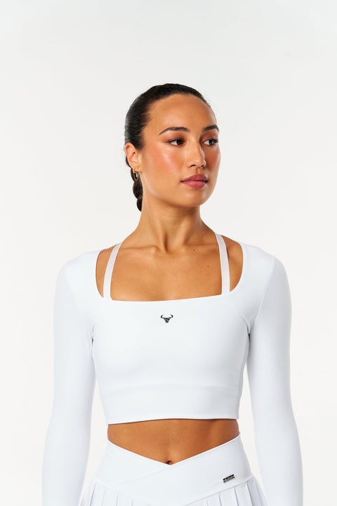 Bullshake Halo Long Sleeve Top - White