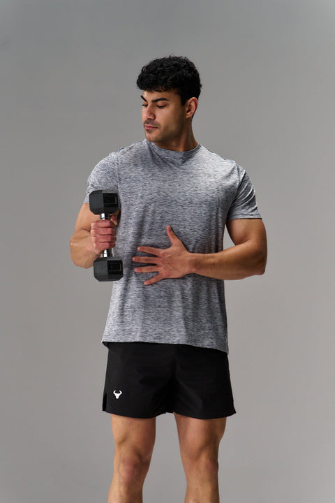 Bullshake Mist Tee - Frost Gray