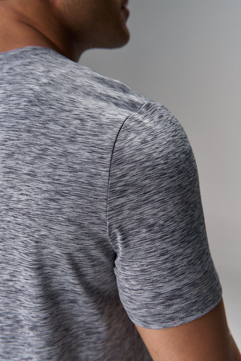 Bullshake Mist Tee - Frost Gray