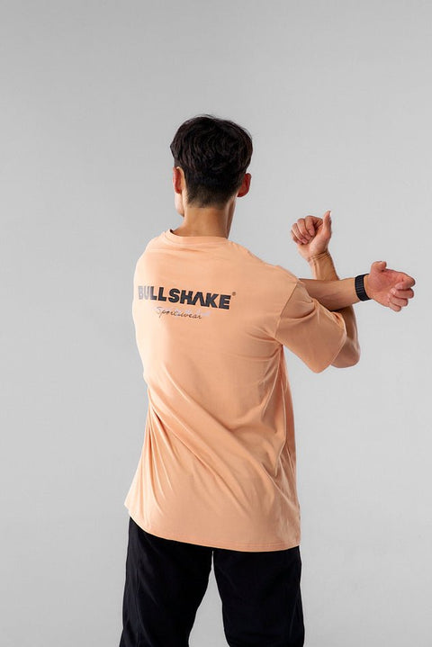 Bullshake Oversized Sports Tee - Orange