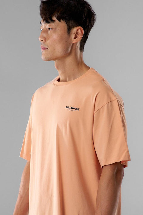 Bullshake Oversized Sports Tee - Orange
