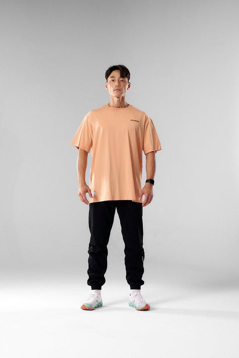 Bullshake Oversized Sports Tee - Orange