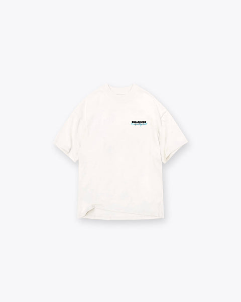 Bullshake Oversized Sports Tee - White