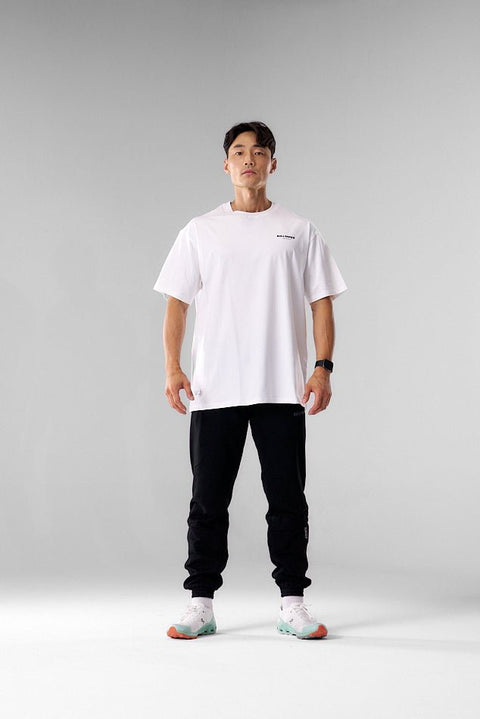 Bullshake Oversized Sports Tee - White