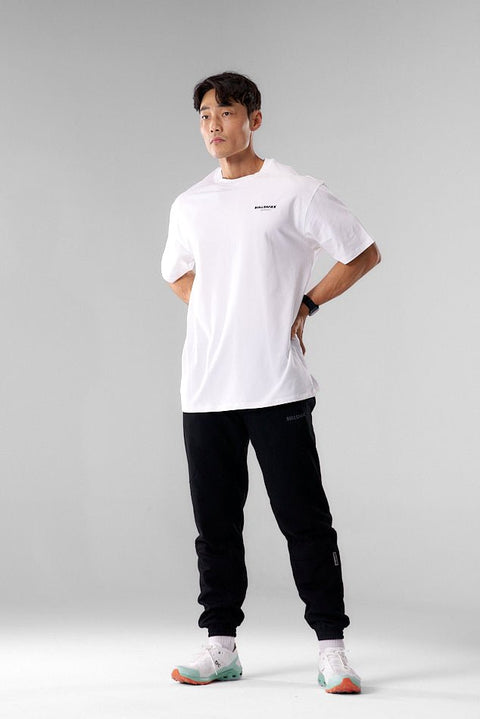 Bullshake Oversized Sports Tee - White