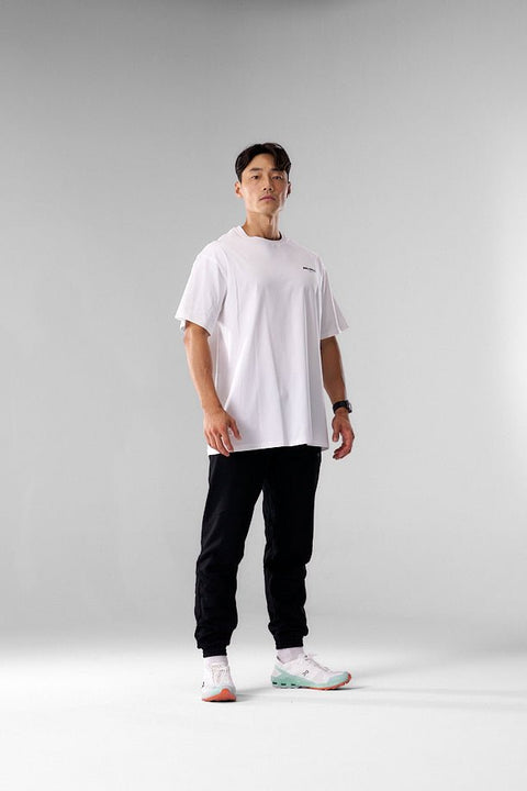 Bullshake Oversized Sports Tee - White