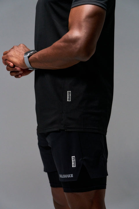 Bullshake Cloud Athletic Tee - Black