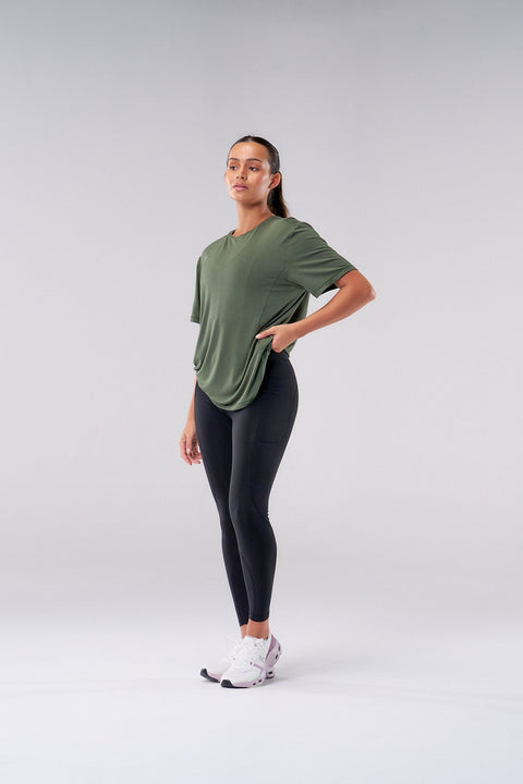 Bullshake Club Bamboo Tee - Olive