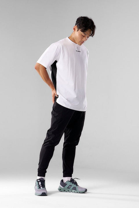Bullshake Mesh Panel Oversized Training Tee - White