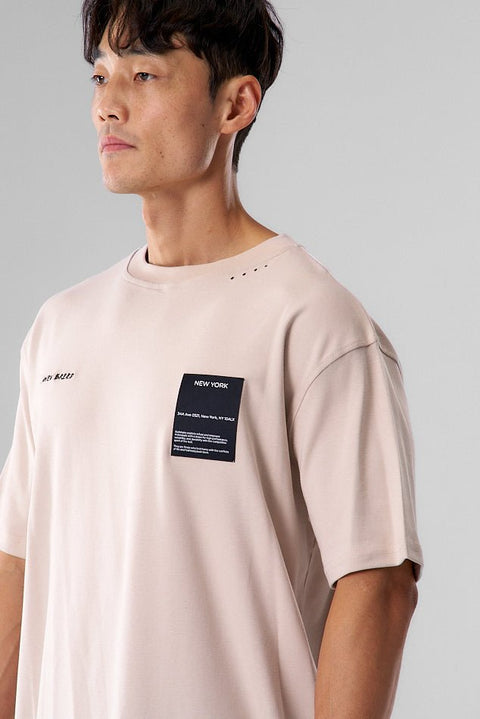 Bullshake New York Oversized Tee (Limited Edition) - Beige