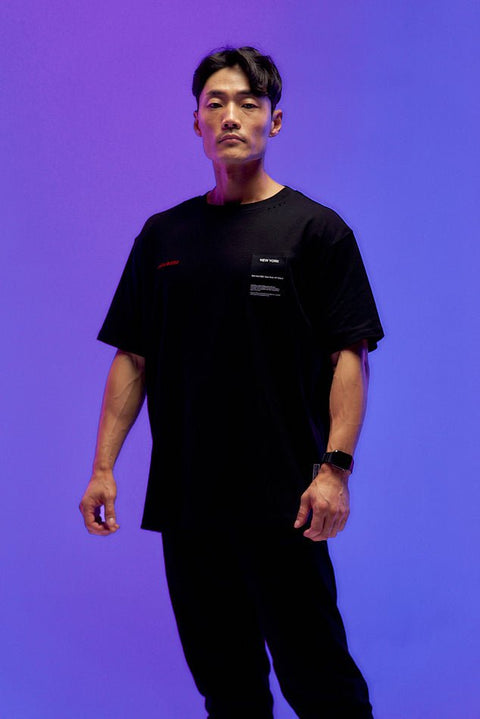 Bullshake New York Oversized Tee (Limited Edition) - Black