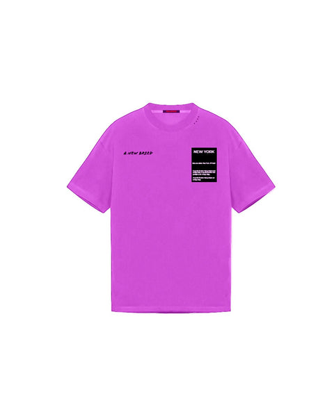 Bullshake New York Oversized Tee (Limited Edition) - Purple