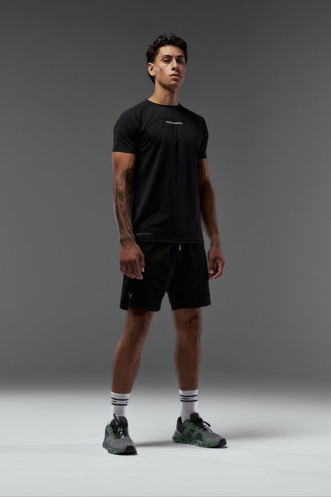 Bullshake Performance Flex Active Top - Black