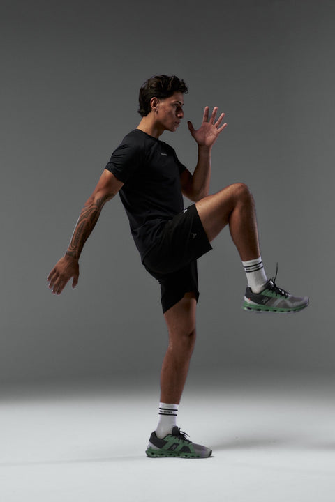Bullshake Performance Flex Active Top - Black