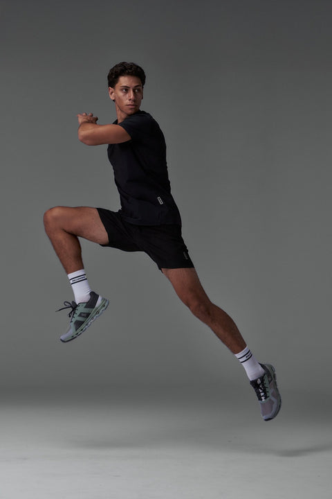 Bullshake Performance Flex Mesh Top - Black