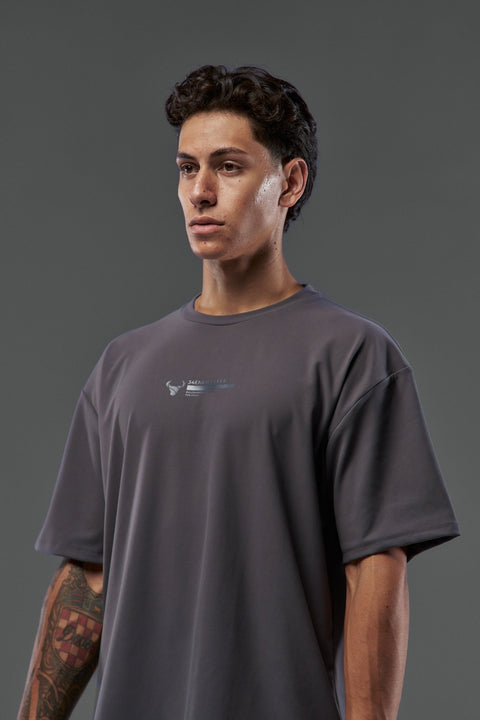 Bullshake Performance Flex Oversized Top - Gray