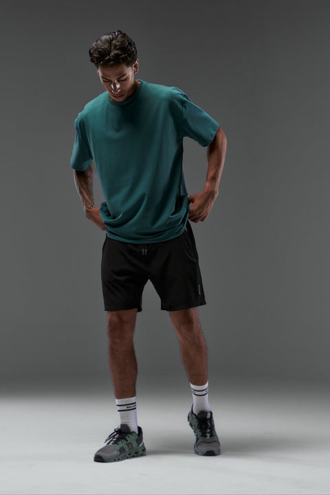 Bullshake Performance Flex Oversized Top - Teal