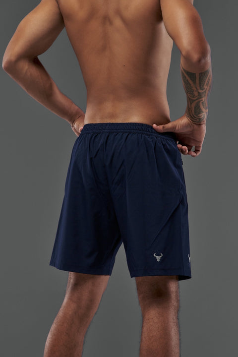 Bullshake Performance Flex Short - Medieval Blue