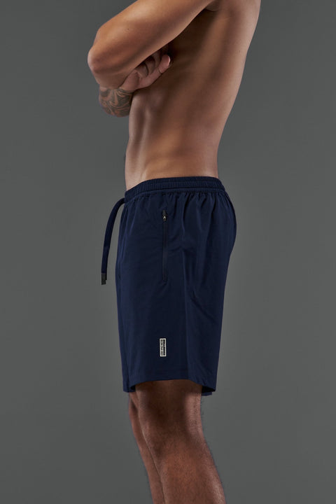 Bullshake Performance Flex Short - Medieval Blue