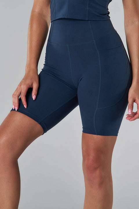 Bullshake Performance Flex Shorts - Navy