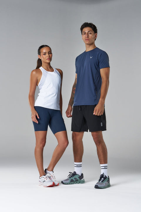 Bullshake Performance Flex Shorts - Navy