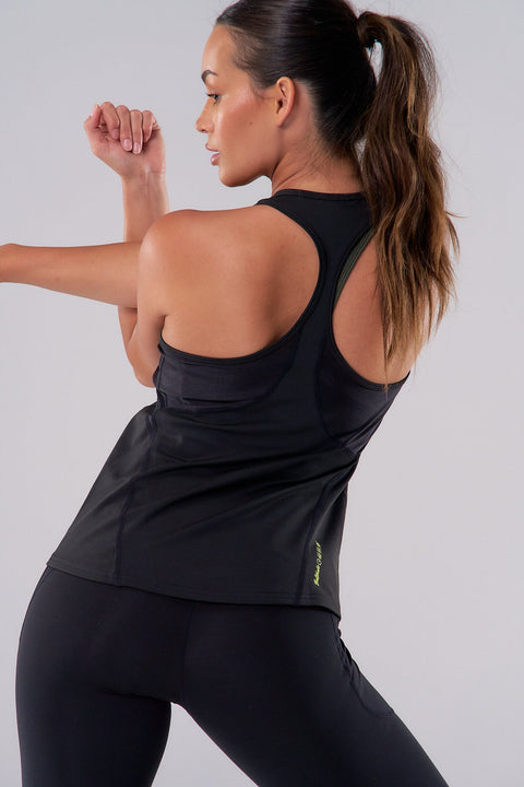 Bullshake Performance Flex Tank - Black