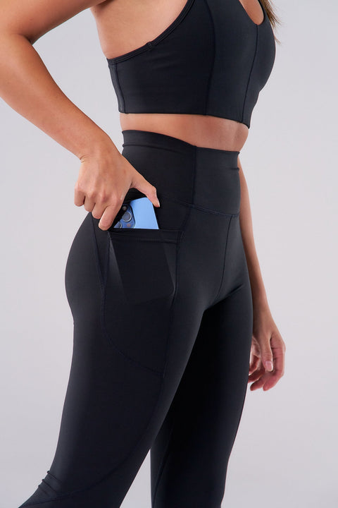 Bullshake Performance Flex Tights 8/8 - Black