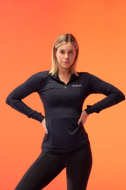 Bullshake Performance Flex Track Jacket - Black