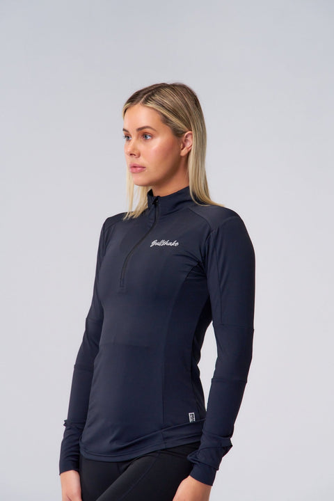 Bullshake Performance Flex Track Jacket - Black