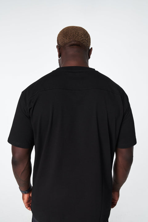 Bullshake Toro Drop Oversized Tee - Stone Black