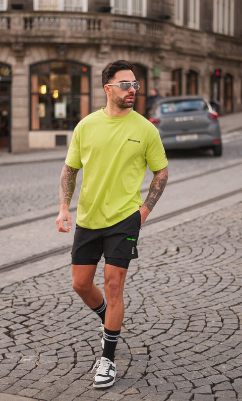 Bullshake Ultralight Active Oversized Tee - Fluro
