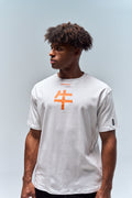 BULLSHAKE - 247 Kanji Cotton Oversized Tee - Polar White - BULLSHAKE - OVERSIZED TEE