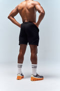 BULLSHAKE - Bullshake 247 Essentials Cotton Short - Stone Black - BULLSHAKE - TRAINING SHORTS