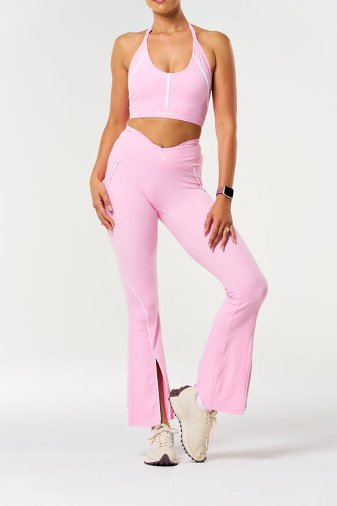 BULLSHAKE - Bullshake Elevate Flare Leggings - Pink - BULLSHAKE - LEGGINGS