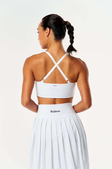 BULLSHAKE - Bullshake Essence Sports Bra - White - BULLSHAKE - SPORTS BRA