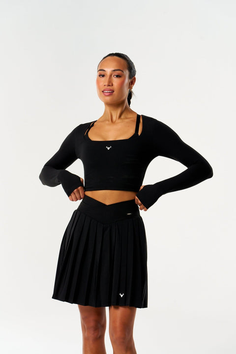 BULLSHAKE - Bullshake Halo Long Sleeve Top - Black - BULLSHAKE - TRAINING TOP