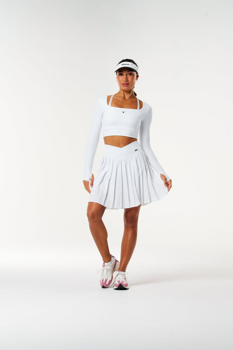 BULLSHAKE - Bullshake Halo Long Sleeve Top - White - BULLSHAKE - TRAINING TOP