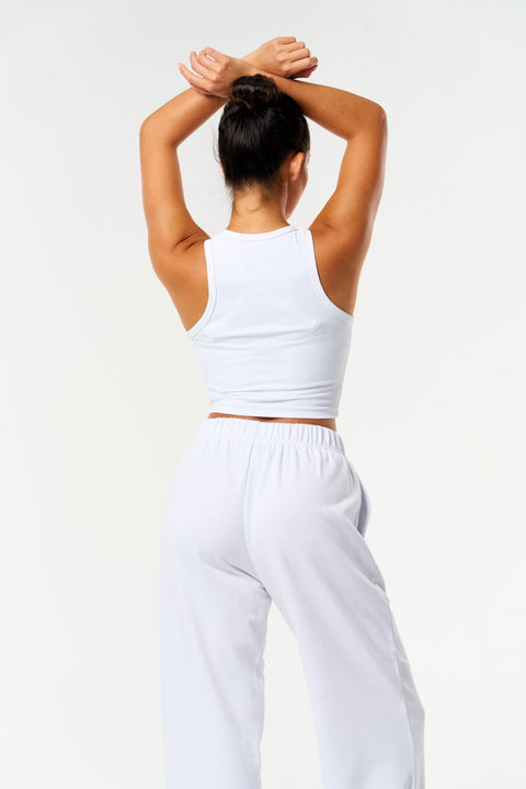 BULLSHAKE - Bullshake Poise Tank - White - BULLSHAKE - TANK TOPS