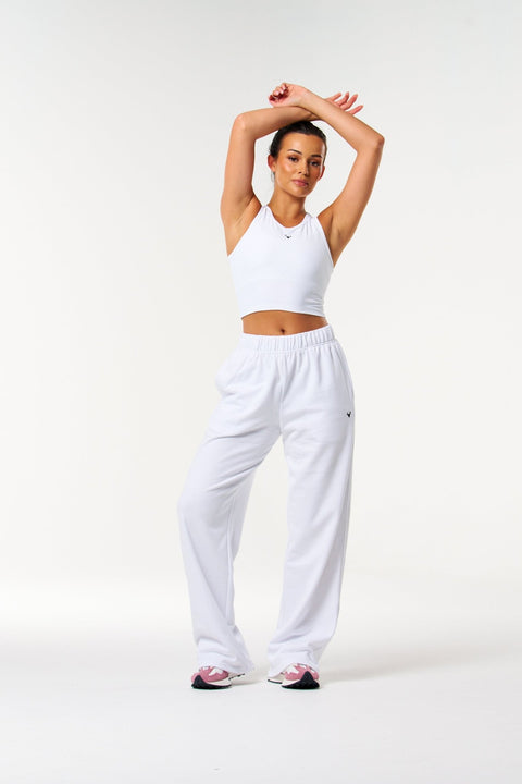 BULLSHAKE - Bullshake Poise Tank - White - BULLSHAKE - TANK TOPS