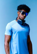 BULLSHAKE - Cloud Athletic Tee - Blue - BULLSHAKE - TRAINING TEE