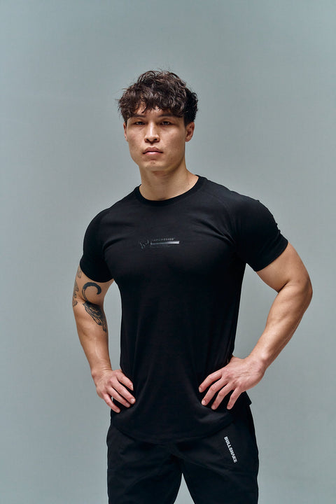 BULLSHAKE - Club Training Tee - Blackout Stone Black - BULLSHAKE - TRAINING TEE