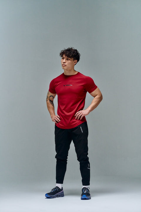 BULLSHAKE - Club Training Tee - Maroon - BULLSHAKE - TRAINING TEE